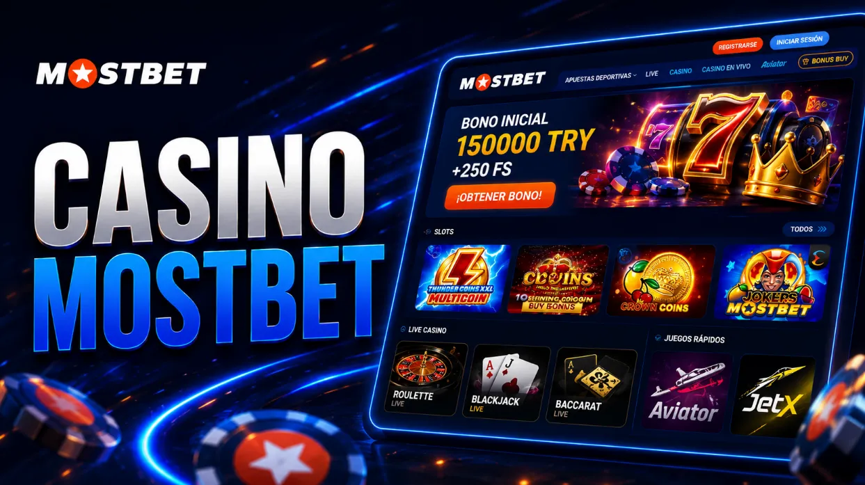 Casino Mostbet con tragamonedas juegos en vivo y formatos rápidos